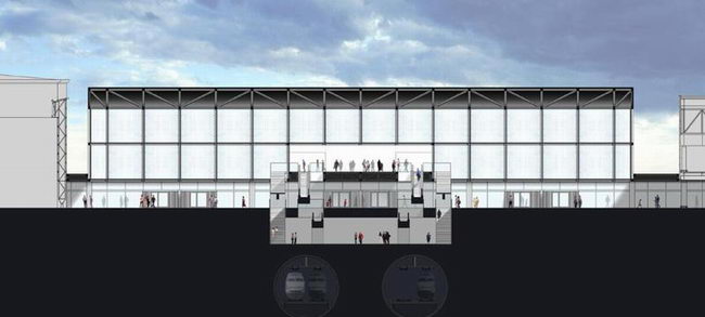 Nou edifici intermodal de la terminal nord de l'aeroport del Prat